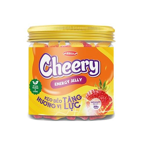 Kẹo dẻo Cherry hương Tăng lực HN 200 gam - Bibica