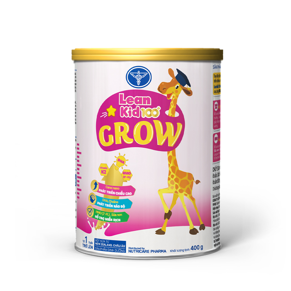 Leankid 100+ Grow 400g - Hỗ trợ phát triển chiều cao