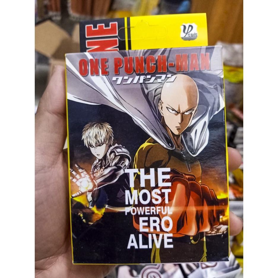 Bộ thẻ bài in ấn hình one punch man 54 lá sự khác biệt bộ tú bài tây anime manga chibi xinh xắn