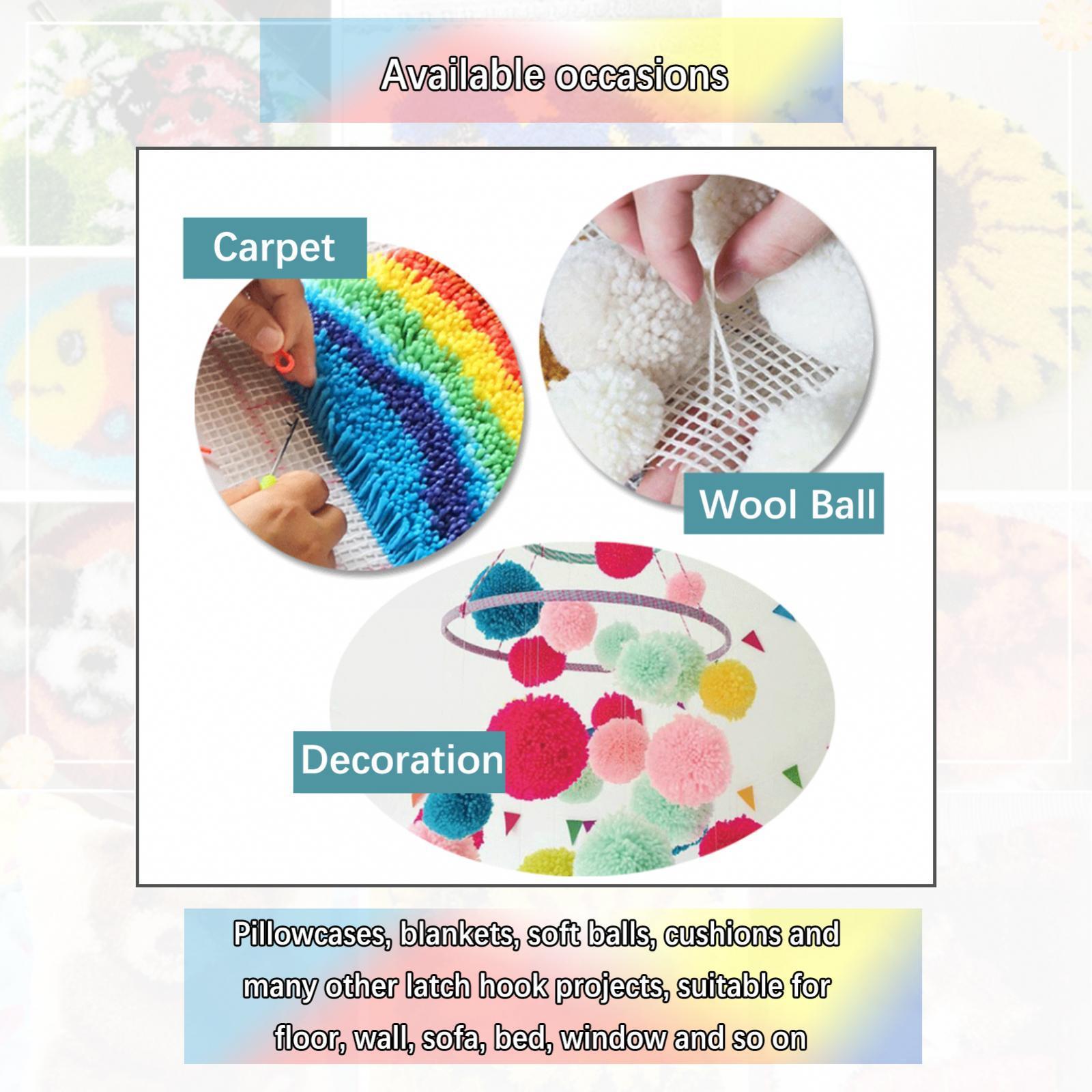 2X 10 Bundle Crocheting Rug Yarns for Sewing Crafts White