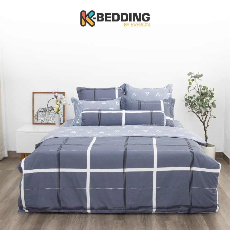 Bộ Ga Giường K - Bedding Kcp Chất Liệu Cotton Không Bao Gồm Chăn - Kcp303 - 1M6X2M