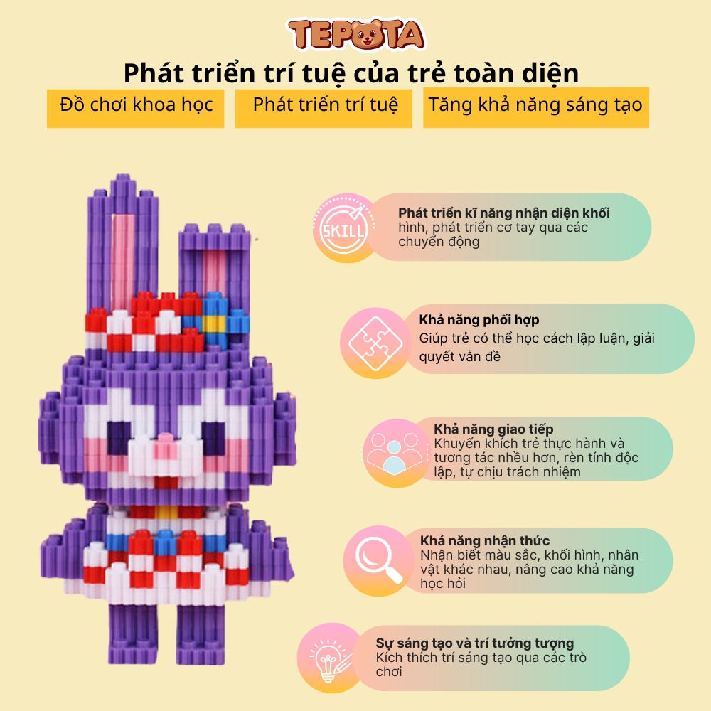 Mô hình lắp ráp Thỏ momo Noel 55cm