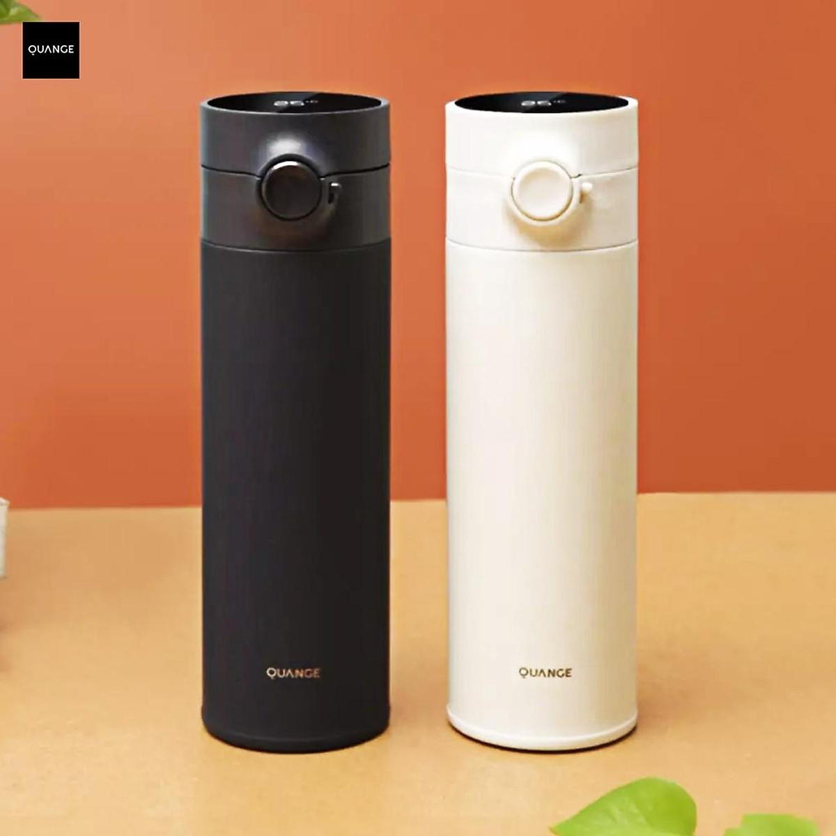 Bình nước giữ nhiệt Xiaomi Youpin Quange 480ML bằng thép không gỉ có nắp đậy tiện dụng- Hệ sinh thái Xiaomi - Hàng nhập khẩu