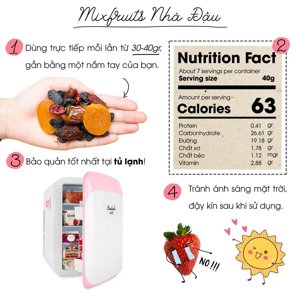 Combo Ăn Vặt 1 Tháng Cho Mẹ Bầu: Mixnuts Hạt Dinh Dưỡng và Mixfruits Quả Mọng Sấy | Nhà Đậu | 37