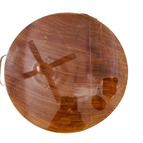 Đường kính 30cm dày 4cm nguyên khối, không tâm