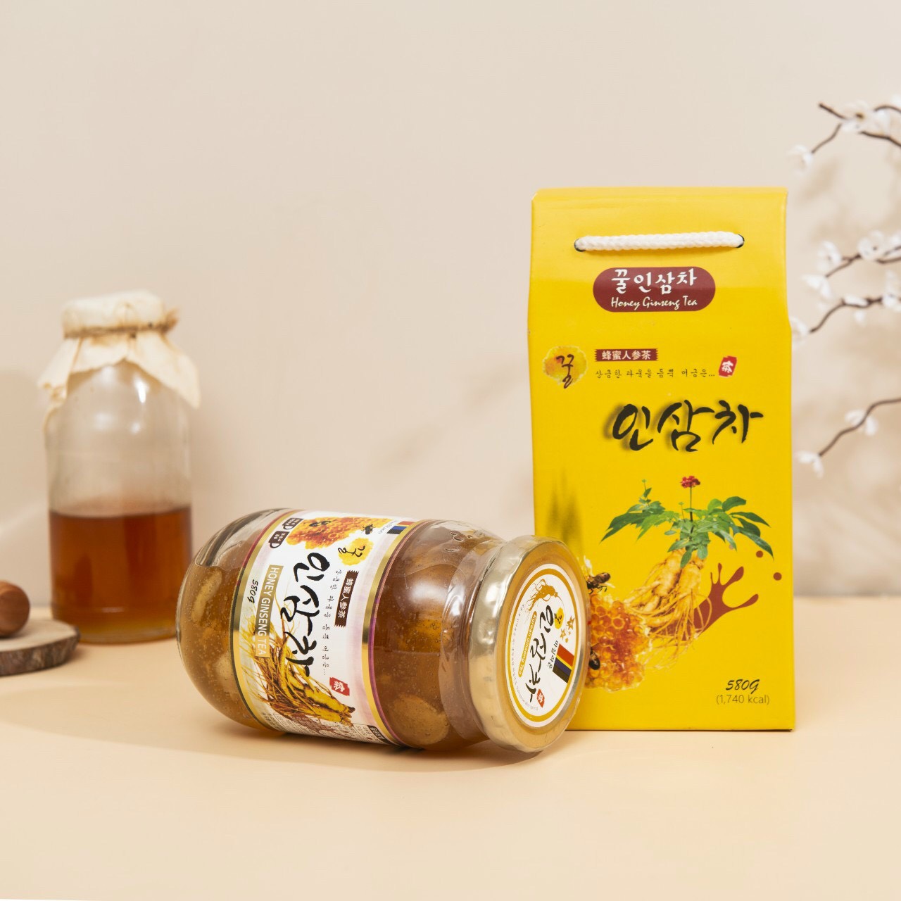 Trà mật ong sâm Hàn Quốc Miwami thơm ngon, tăng cường sức khỏe (Honey Ginseng Tea)