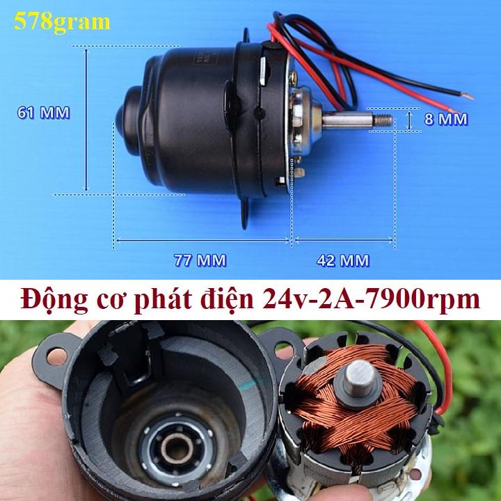 Động cơ từ Brushless phát điện 60w