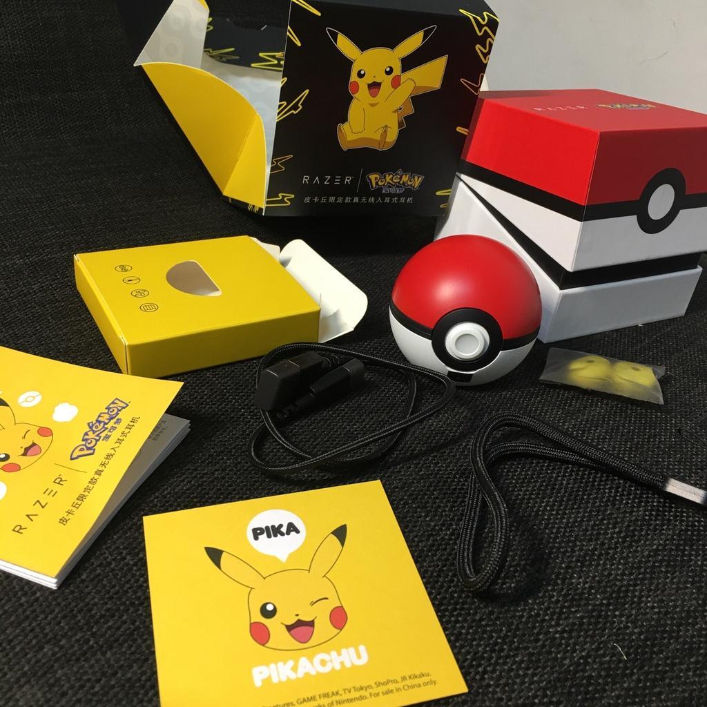 Tai Nghe Bluetooth Không Dây TWS Hình Pikachu Razer Pokemon