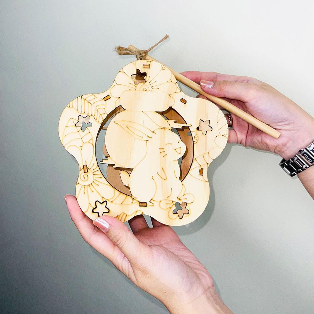 Lồng Đèn Sáng Tạo - Thỏ Ngọc Ngôi Sao - Giftbrand GB04