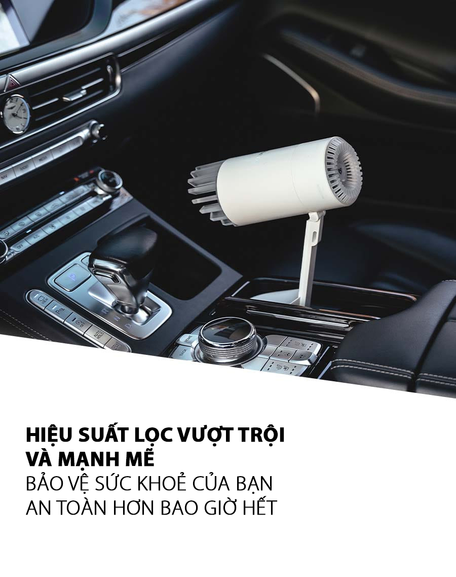 Máy lọc không khí Airdog mini (AirCap) CZ-20T - Hàng nhập khẩu