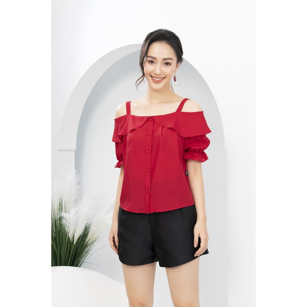 Áo Hai Dây Trễ Vai LUPERI LFSM1148 Kiểu Dáng Trẻ Trung Thời Thượng Phù Hợp Đi Chơi Đi Dạo Phố