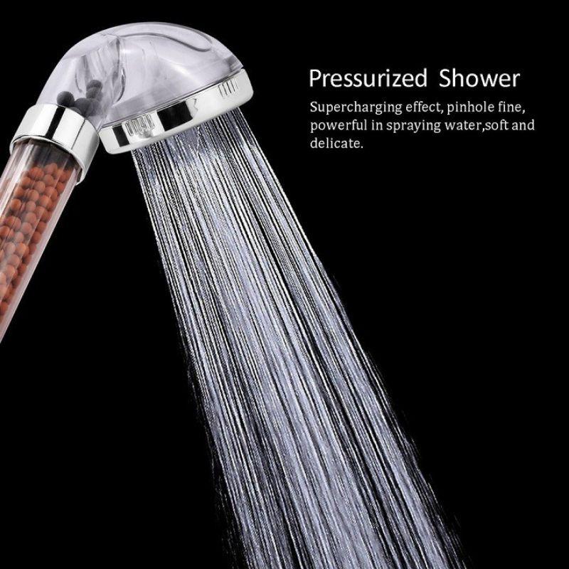 Vòi sen tăng áp 3 chế độ chỉnh có hạt lọc nano, vòi tắm hoa sen tháo lắp cho nhà tắm bồn gội đầu