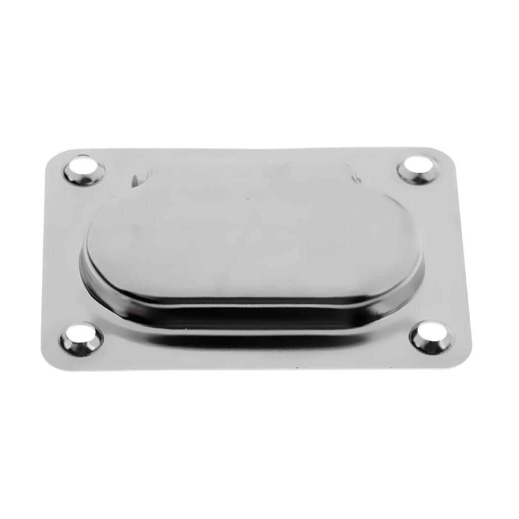2pcs Stainless Steel Spring Lifting Recessed Pull Handle Marine Boat