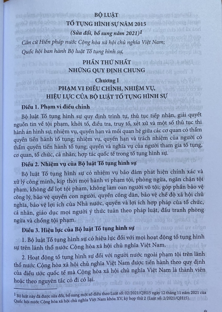 Bộ Luật Hình Sự Năm 2015 ( Sửa đổi, bổ sung năm 2021) Và Các Văn Bản Hướng Dẫn Thi Hành