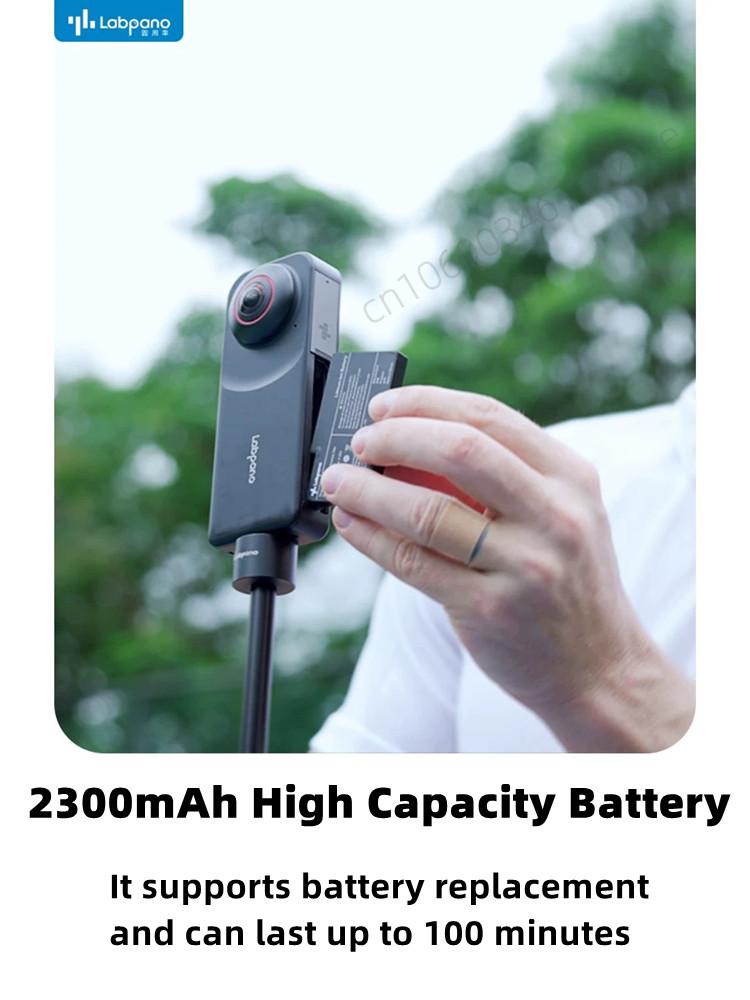 Pilotpano mới 5.7k HD chống lắc Panorama Panorama VR Camera thể thao trực tiếp phát sóng sức bền toàn lực