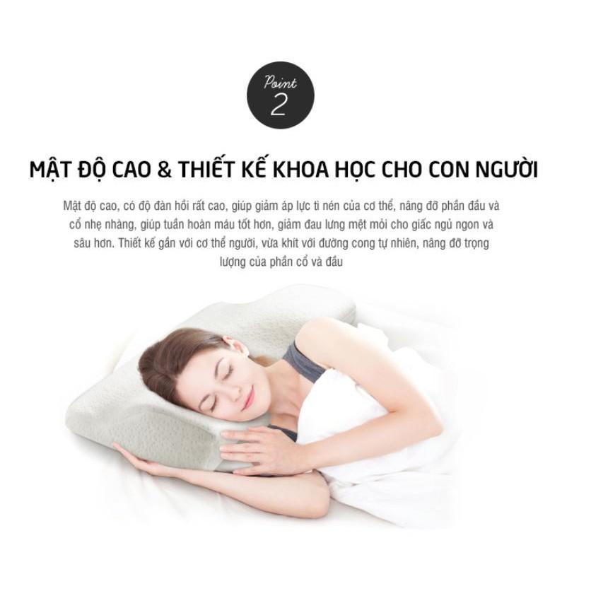 SALE  Gối Memory Foam 50D Lock &amp; Lock HLW114 (62 x 34 x 10 cm) (Siêu HOT)