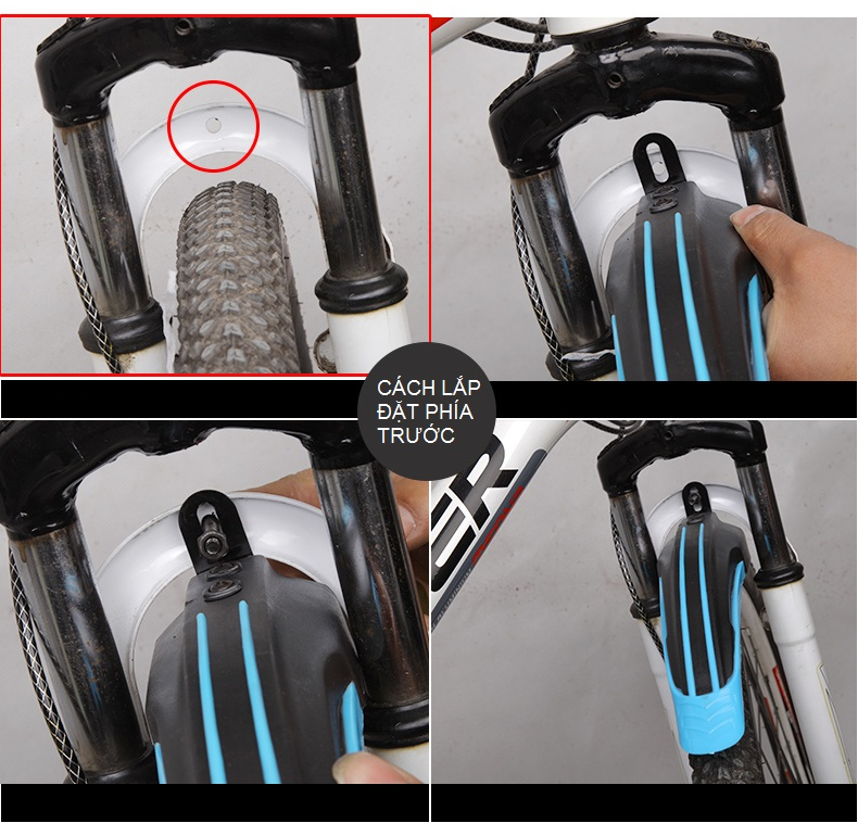 ROGTZ Bô 2 Tấm Chắn Bùn Xe Đạp Thể Thao - Hàng Nhập Khẩu