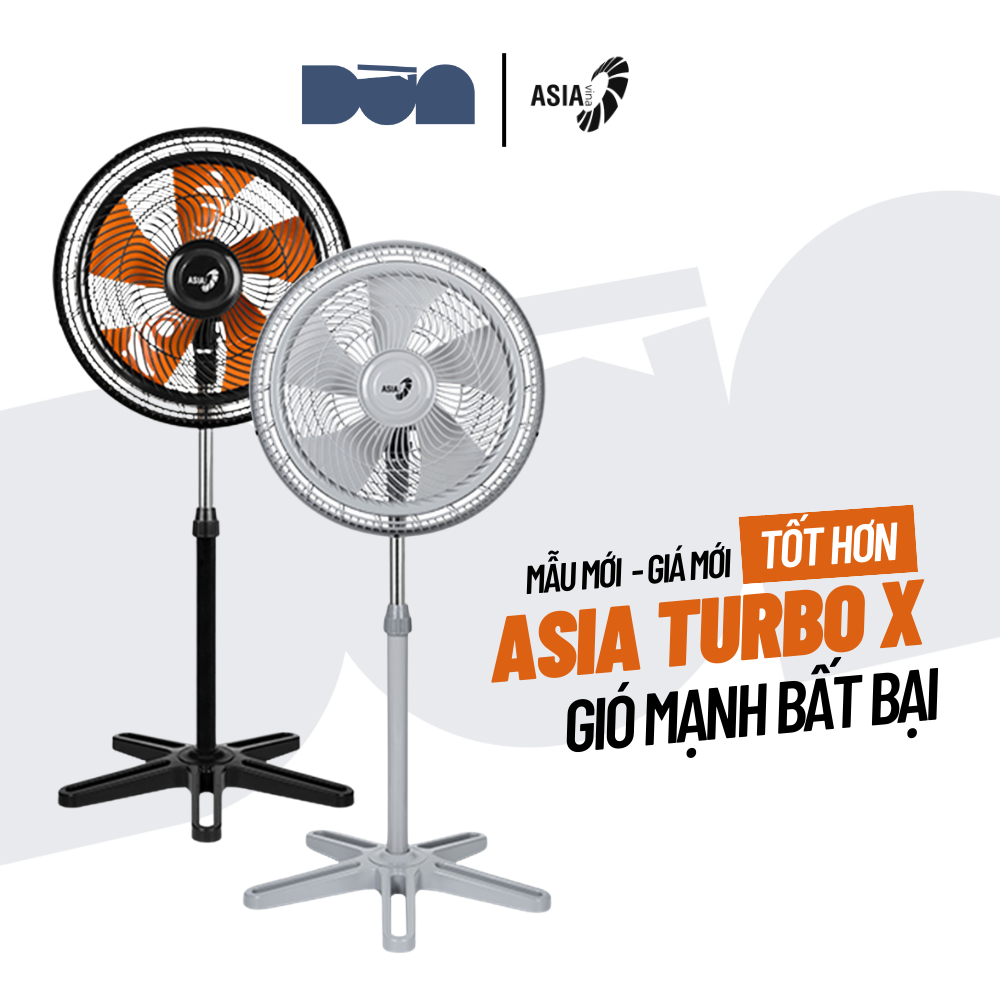 (ASIA) Quạt đứng Asia TURBO X 5 cánh 80w - Hàng chính hãng