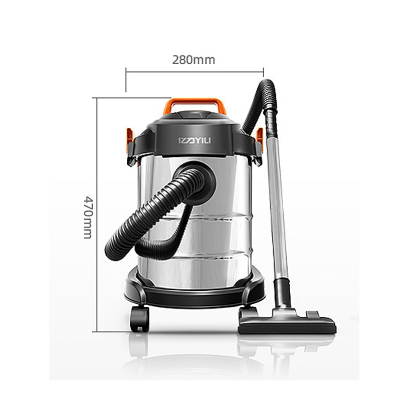Máy hút bụi công nghiệp , Máy hút bụi gia đinh 12 Lít, Công suất 1200W, Hút và Thổi, hút khô hút nước