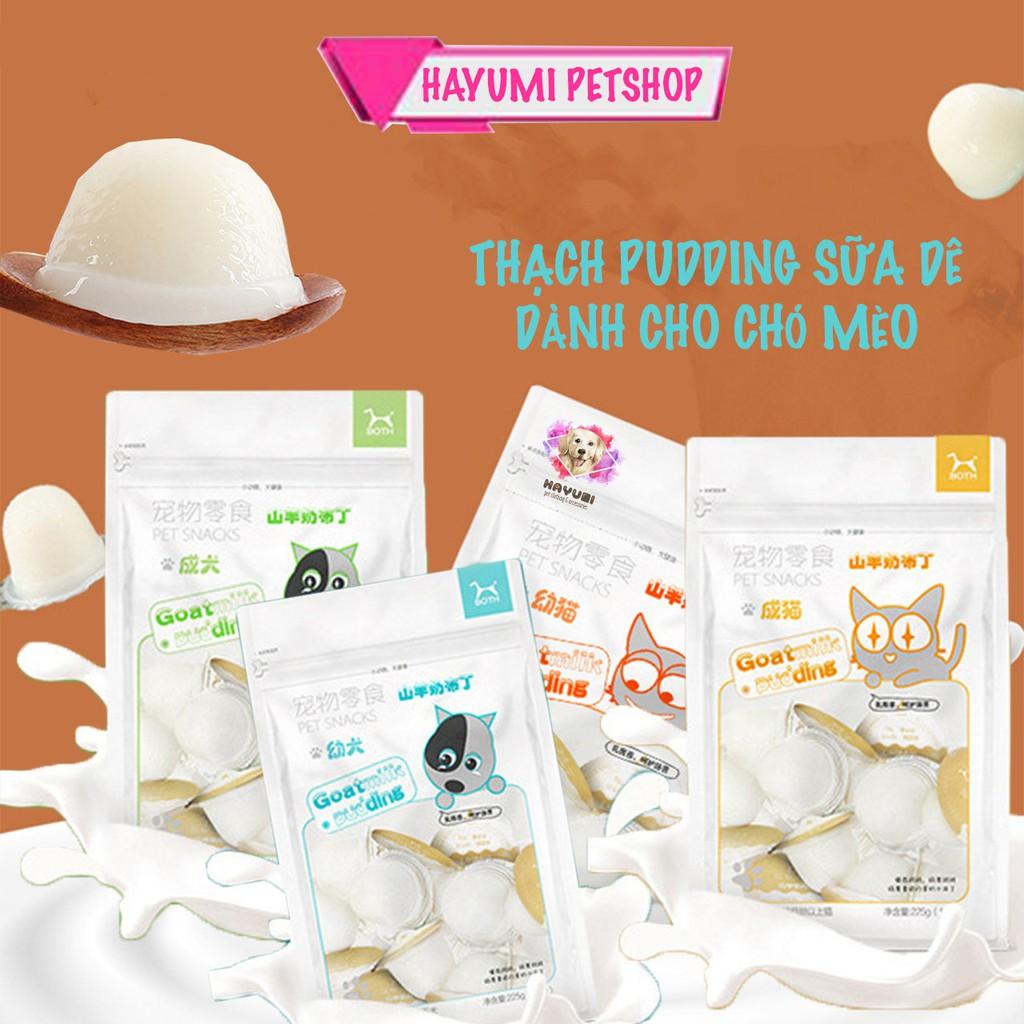 THẠCH SỮA DÊ PUDDING DÀNH CHO CHÓ MÈO - TREAT THƯỞNG