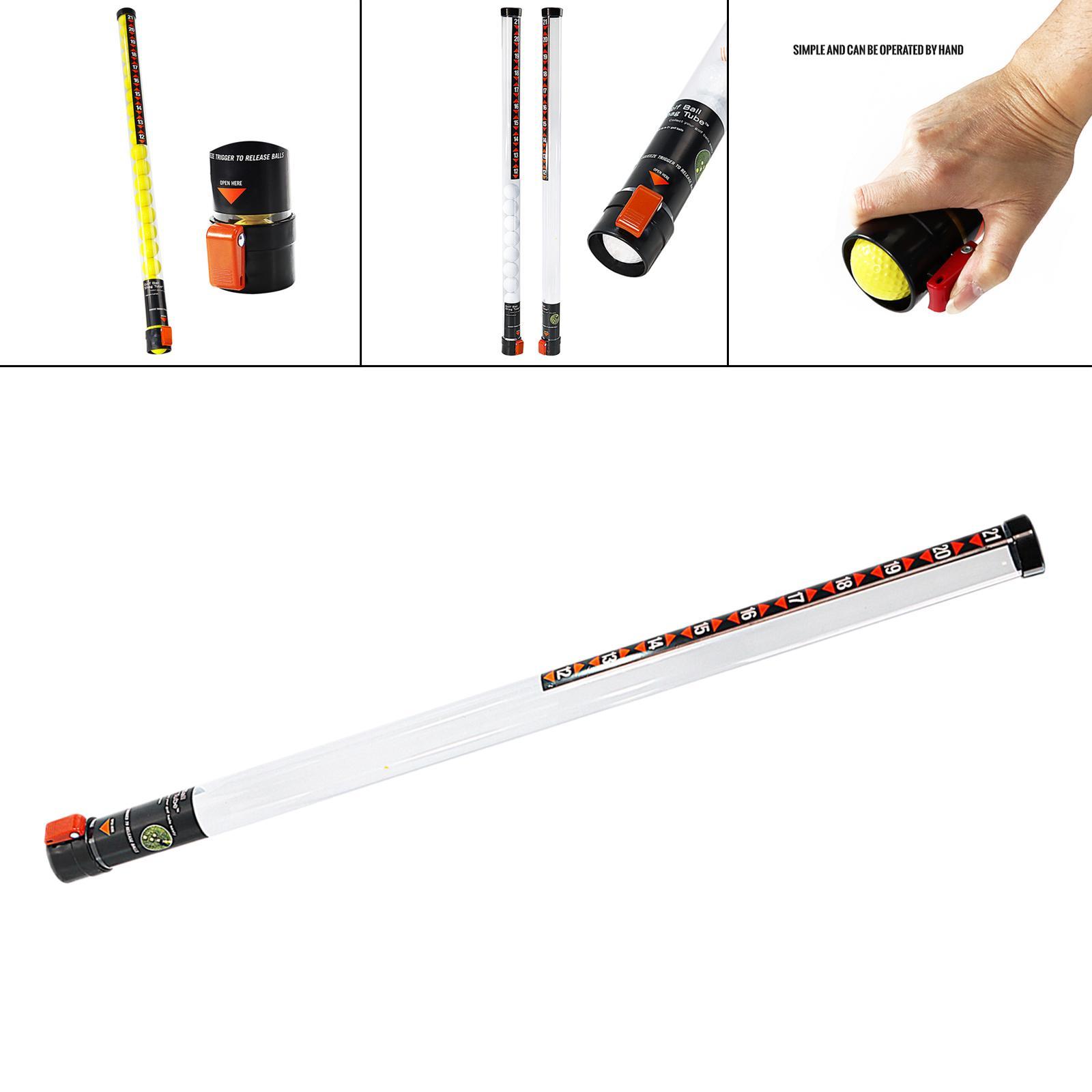 Portable Golf Ball Retriever Pick up Sucker Tool Golf Ball Holder Golf Ball Picker Tube
