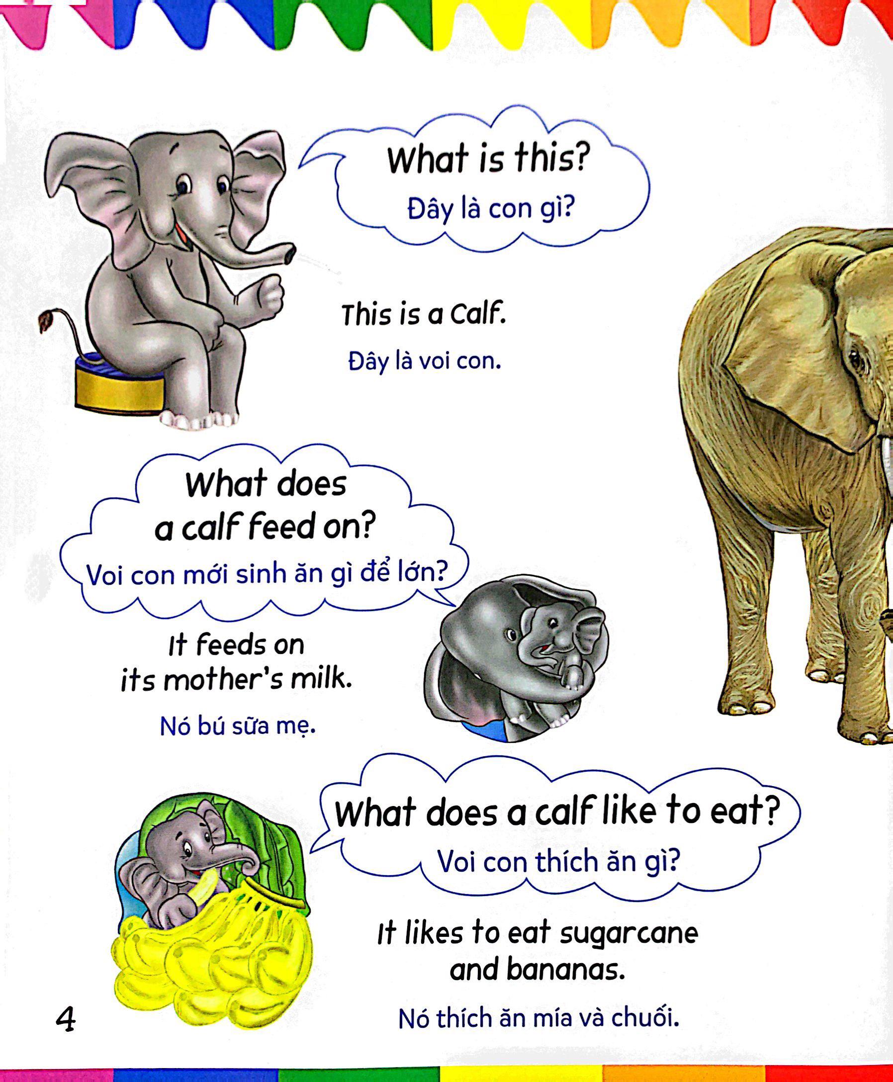 Mẹ Hỏi Bé Trả Lời - Song Ngữ Anh-Việt - Baby Animals - Những Con Vật Bé Bỏng (Dành Cho Trẻ Từ 2-7 Tuổi)