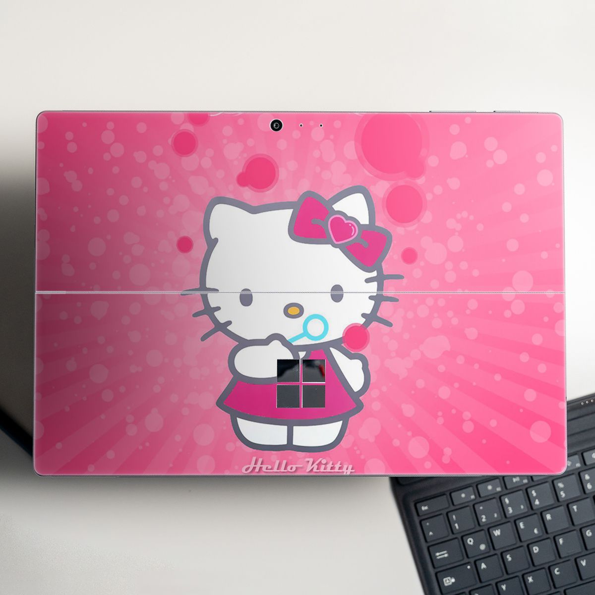 Skin dán hình Hello Kitty cho Surface Go, Pro 2, Pro 3, Pro 4, Pro 5, Pro 6, Pro 7, Pro X
