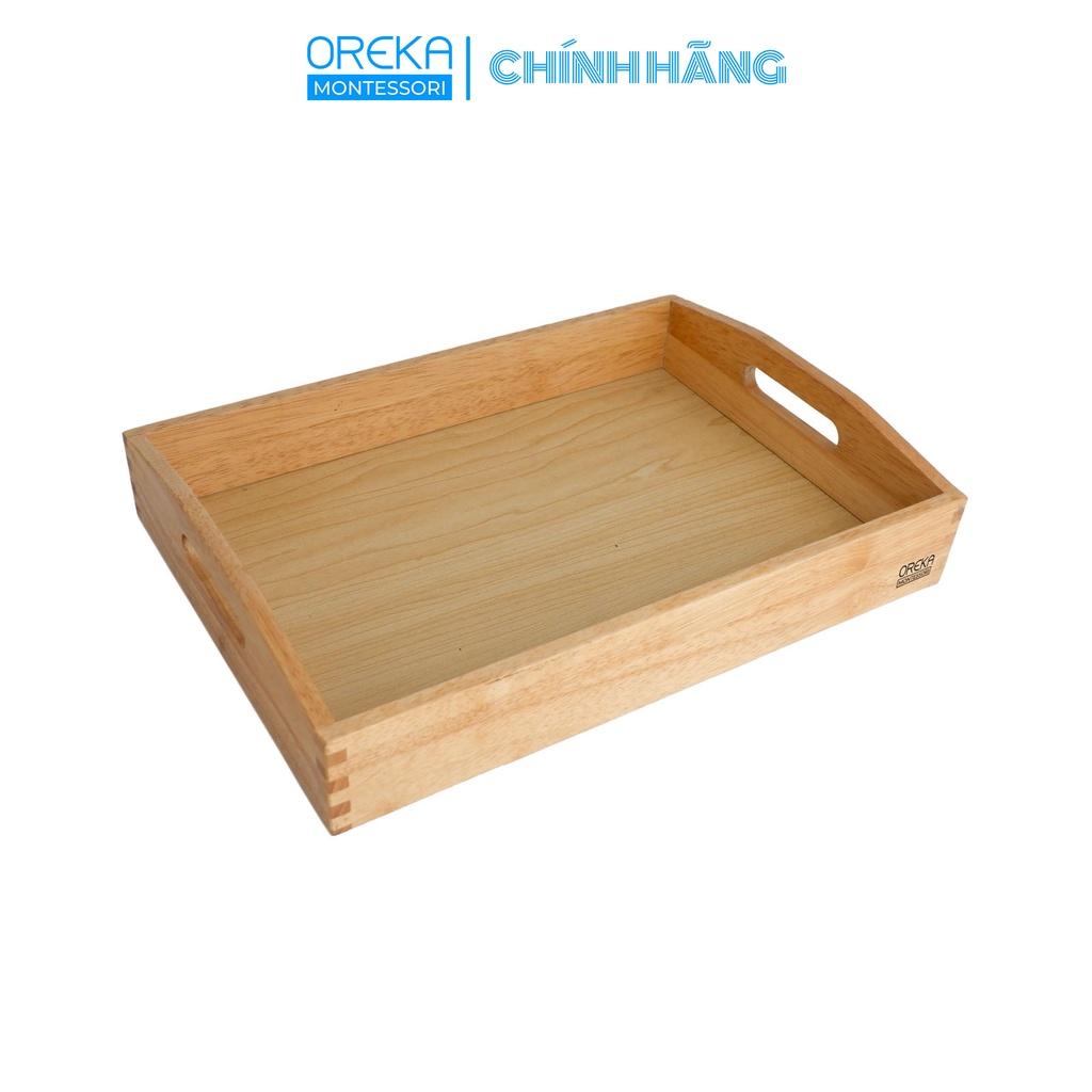 Giáo cụ Oreka Montessori Khay học cụ: Gỗ, Lớn - 0210202