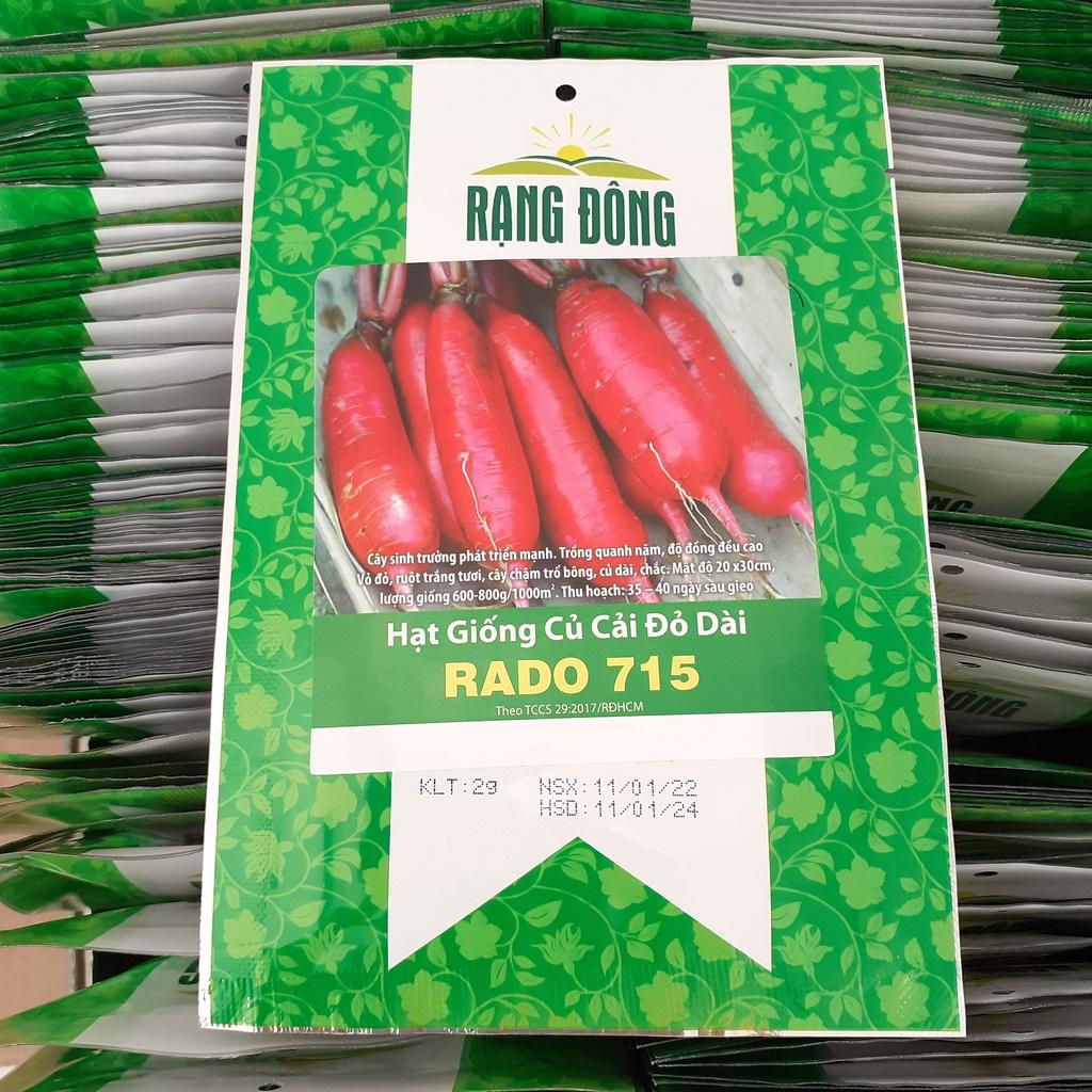 Hạt giống củ cải đỏ Rado 715 gói 2gr