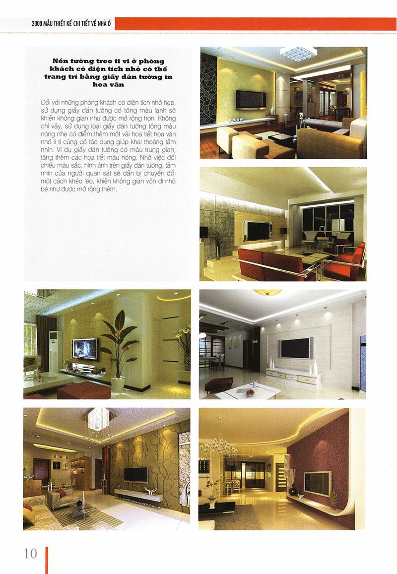 Sách Thiết Kế Chi Tiết Nhà Ở Theo Phong Thủy - Quyển Màu Đỏ - Nền Tường