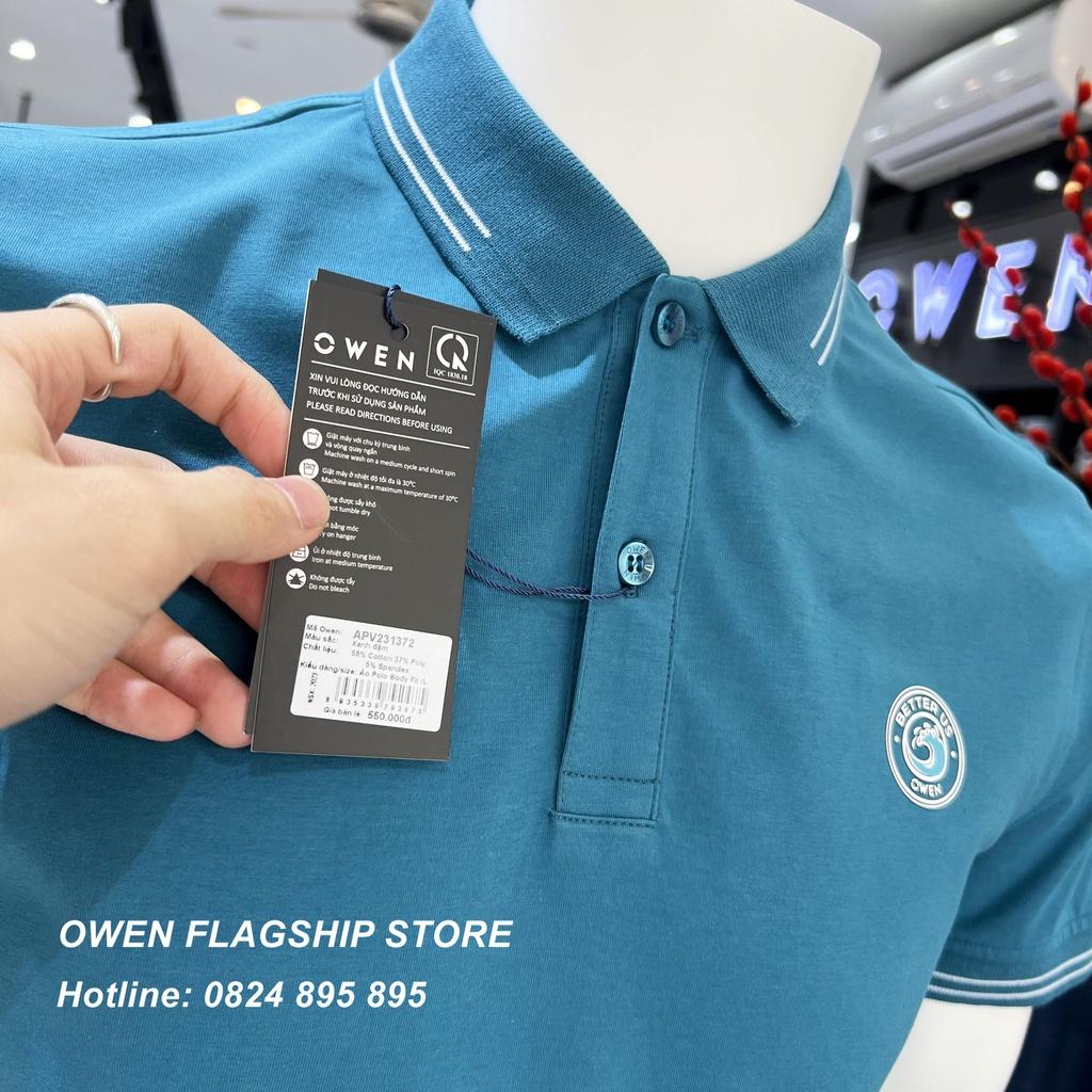 Áo Polo nam Owen chất Cotton thấm hút mồ hôi thoáng mát Mã APV231372