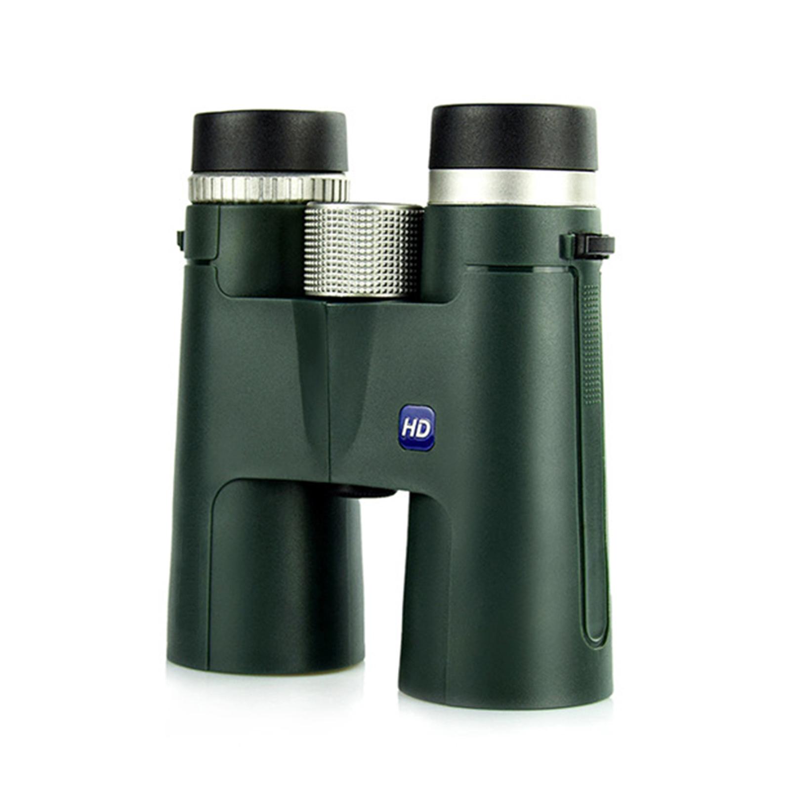 12×42 Binocular Telescope High Definition Roof Prism with Right-Eye Diopter Professional Waterproof Binoculars