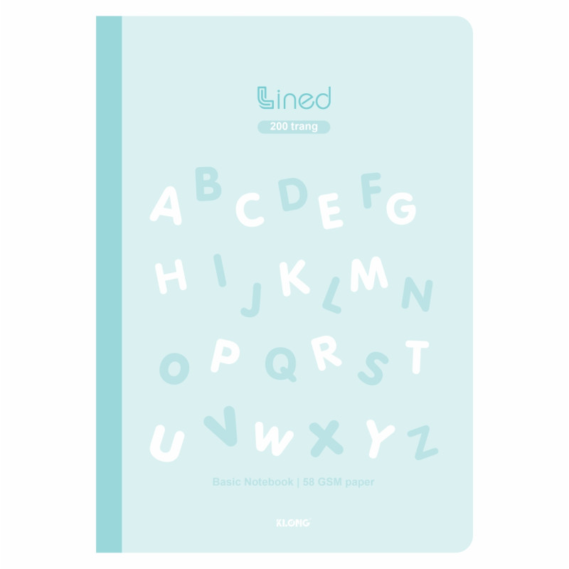 Vở kẻ ngang Lined B5 200 trang 58/92; MS: 817