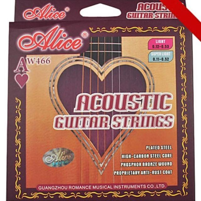 DÂY GUITAR ACOUSTIC ALICE AW-466SL SIZE 0.11