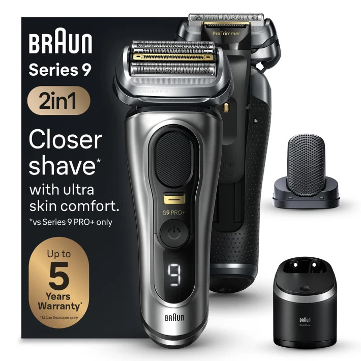 Máy cạo râu Braun Series 9 Pro+ 9597cc Made in Germany Hàng chính hãng