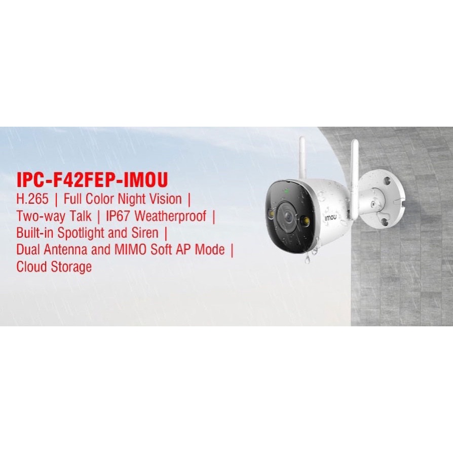 Camera Wifi 4MP IPC-F42FEP-IMOU tích hợp đèn Spotlight, còi báo động - Hàng chính hãng