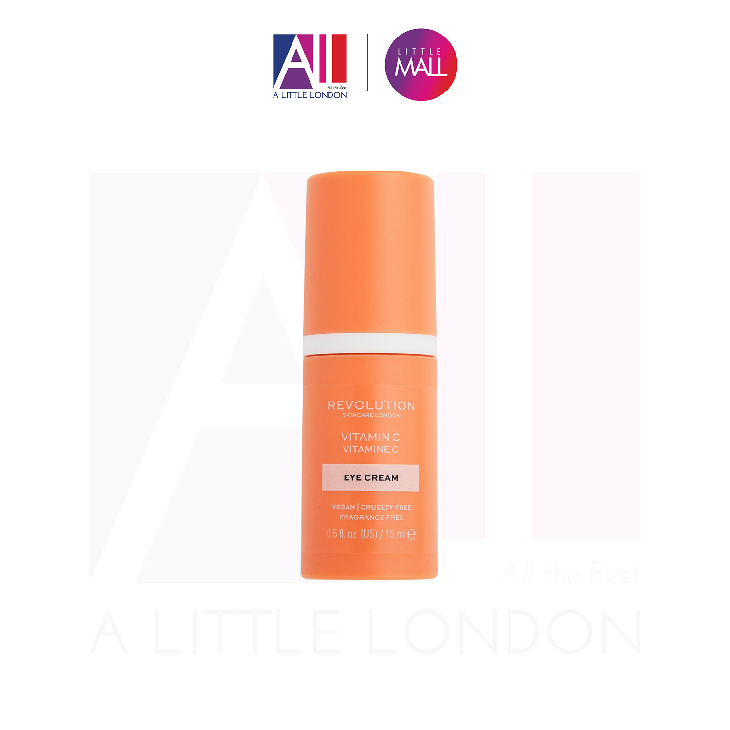 Kem mắt giảm thâm, dưỡng sáng Revolution Skincare Vitamin C Glow Eye Cream 15ml