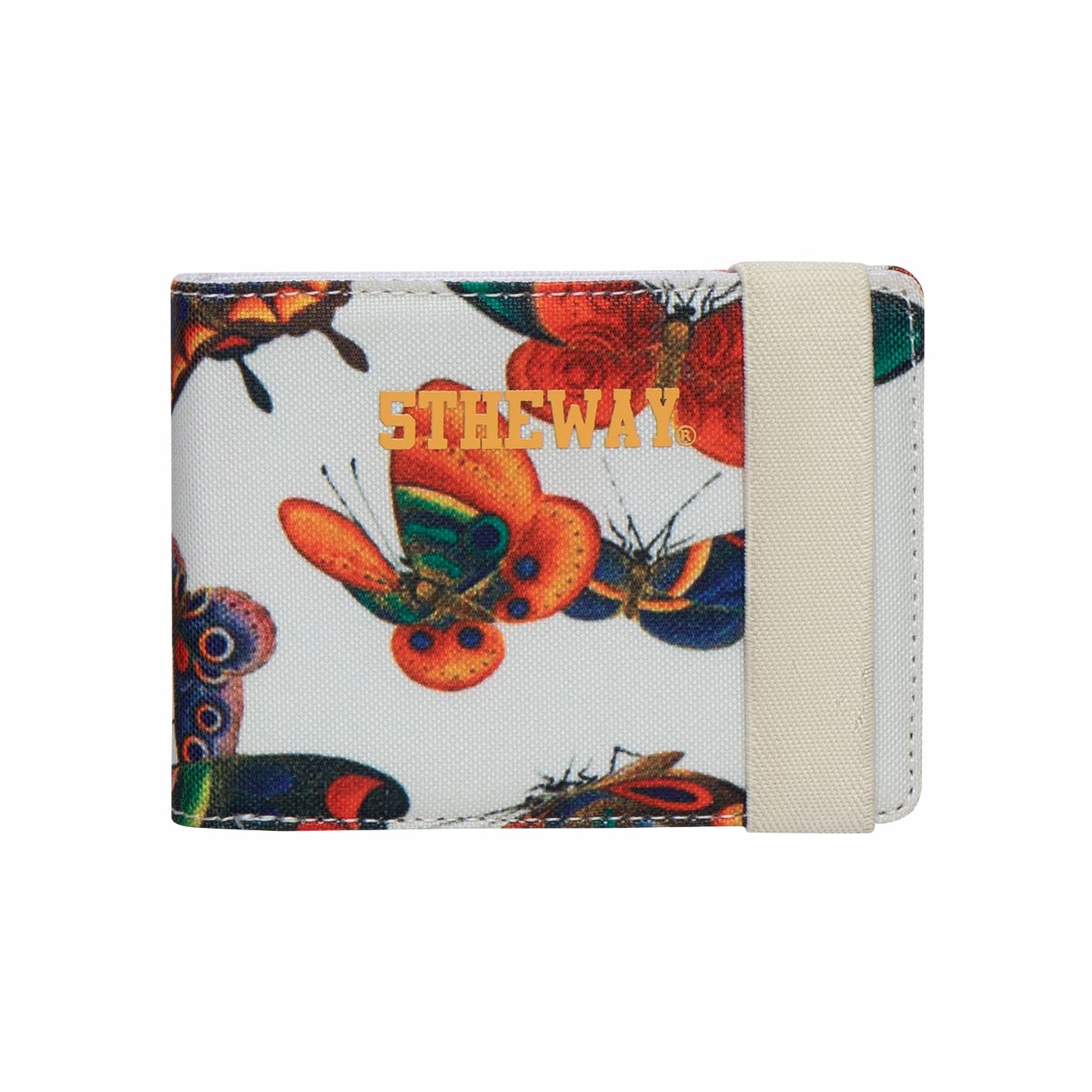 5THEWAY /butterfly/ BI-FOLD WALLET in WHITE aka Ví Ngắn Trắng