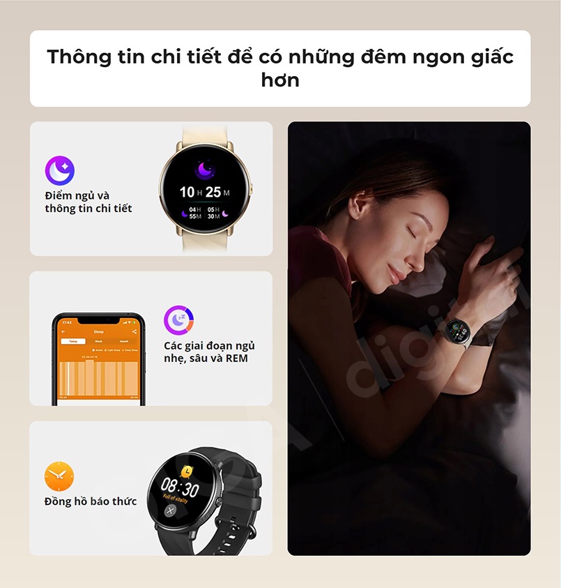 Đồng Hồ Thông Minh Zeblaze GTR 3 Pro - Màn hình Amoled 1.43 Inch - Cuộc Gọi Bluetooth - Viền Kim Loại - Full Tiếng Việt - Hàng Chính Hãng