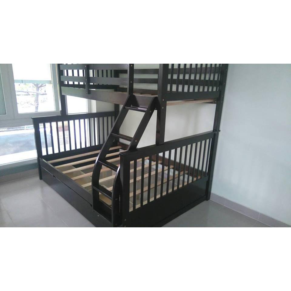 Giường 2 Tầng Gỗ Tự Nhiên Tiết Kiệm Diện Tích - Có Thể Tách Giường Tầng Thành 2 Giường Riêng Biệt