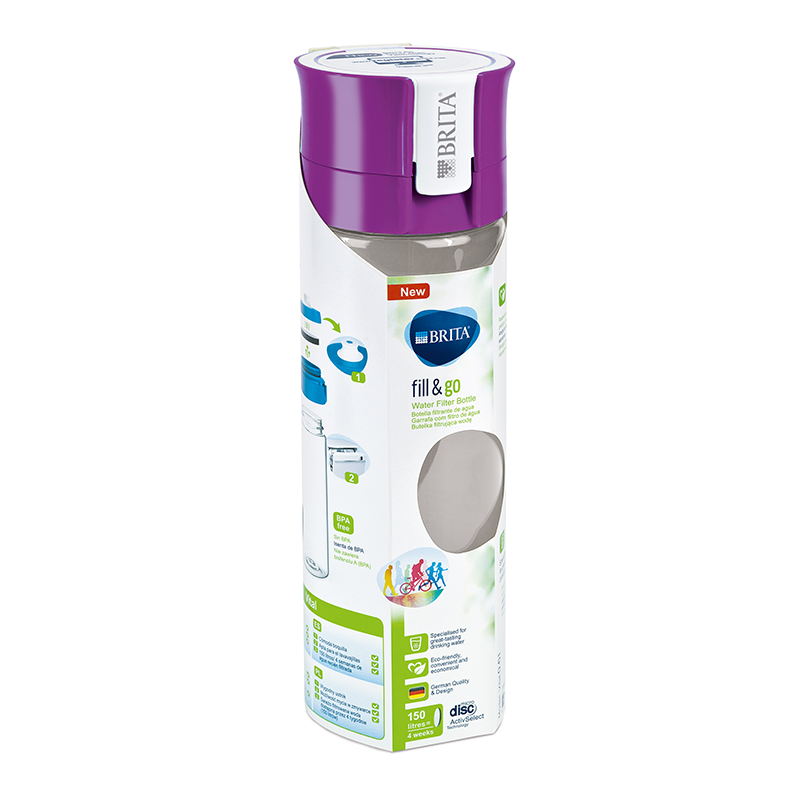 Bình Lọc Nước BRITA Vital Purple - 600ml