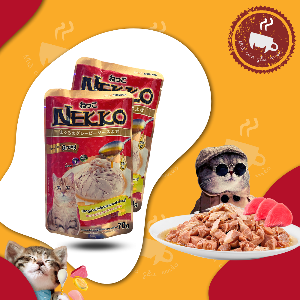 Pate cho mèo NEKKO GRAVY 70g