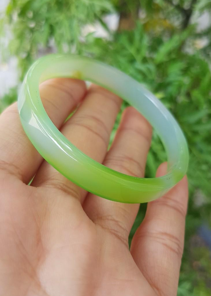 Vòng mã não bản vuông, size 50mm