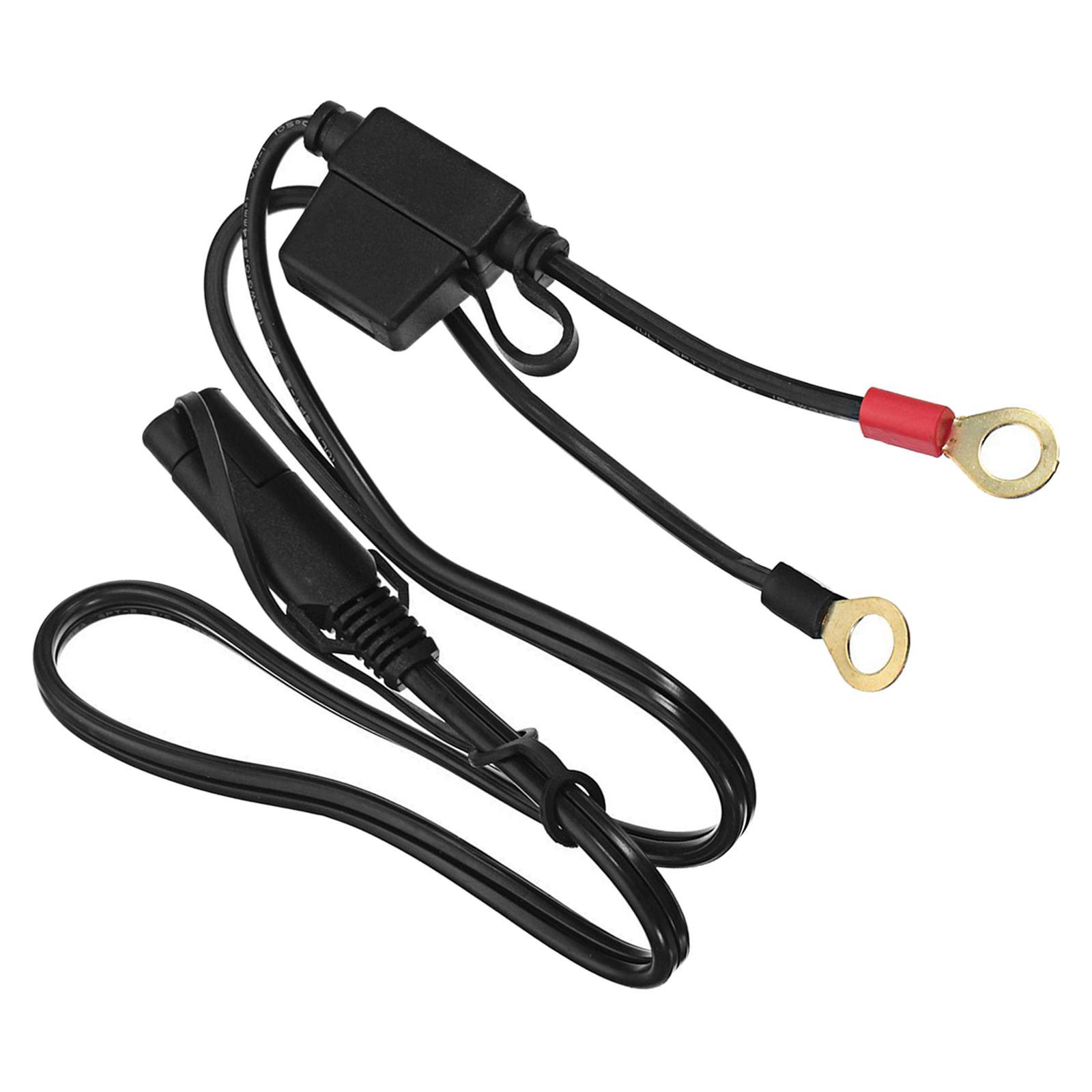 SAE Quick Disconnect Cable Fit for Motorcycle Battery Charger Terminal