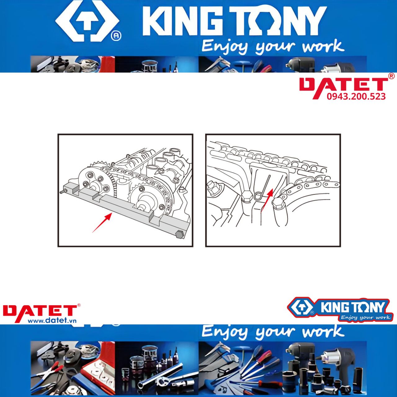 Bộ canh cam, cân cam BMW Kingtony 9AT1009E