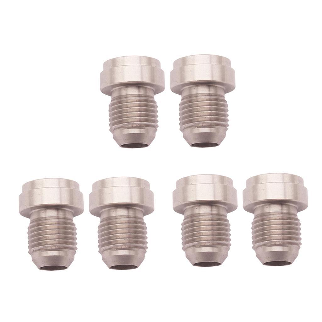 6x AN-6  MILD STEEL WELD ON BUNG  Hose Fitting Adapter Fuel Oil Tank