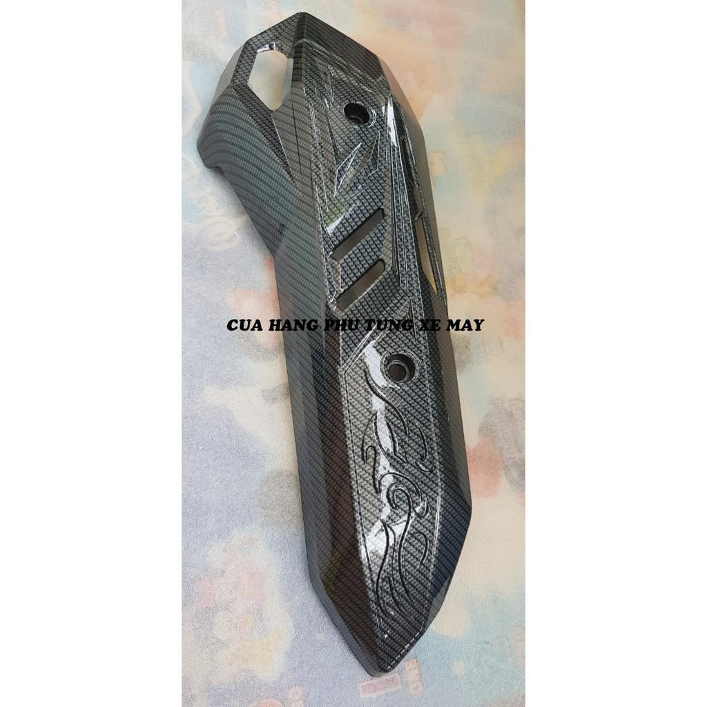 Ốp pô dành cho xe AirBlade 2020 cacbon