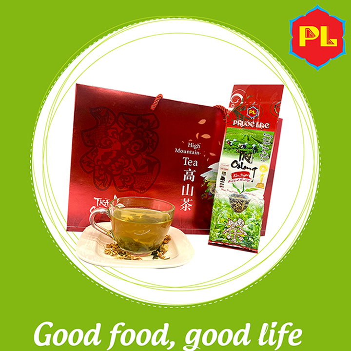 Trà Ô Long Kim Tuyên Phước Lạc Loại 1 Gói 250g