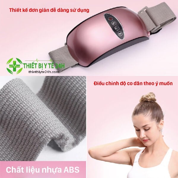 Đai Massage Bụng Giúp Giảm Đau Bụng Trong Kỳ Kinh Nguyệt, Ngày Đèn Đỏ , Hỗ Trợ Massage Hồng Ngoại Giữ Gìn Vóc Dáng Bằng Phương Pháp Nhiệt, Sử Dụng Siêu Vật Liệu