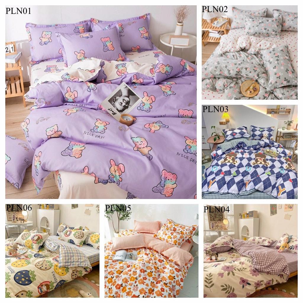 Trọn Bộ 4 Món Chăn Ga Gối Poly Nhập Mẫu MÈO XÁM, Mới nhất 2020